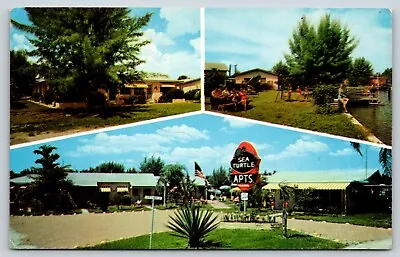 Vintage Postcard Sea Turtle Motel Madeira Beach 8 Florida FL G7 • $12.39