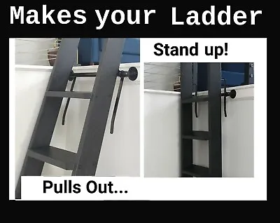 Ladder Hardware Kit - MAKES YOUR LADDER STAND UP!  Library Loft Cabin • $125
