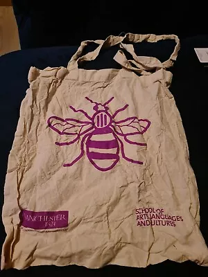 University Of Manchester Bee Shopping Tote Bag • £4.99