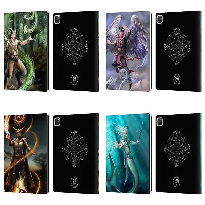 OFFICIAL ANNE STOKES MALE ELEMENTALS LEATHER BOOK WALLET CASE FOR APPLE IPAD • $27.95