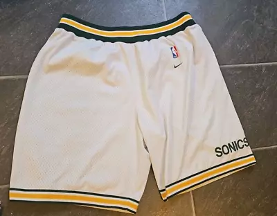 Vtg Nba Nike 71 Seattle Supersonics Men's Shorts Sz 2xl • $64.99