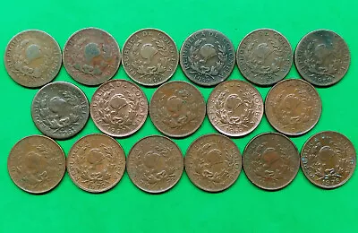 Lot Of 17 Different Old Colombia 5 Centavo Coins 1942-1978 Vintage World Foreign • $2.99