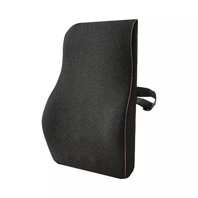 Lumbar Back Support Cushion Car Seat Chair Lower Back Waist Pillow Memory Foam • £13.99