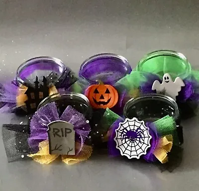 Set Of 12 Halloween Centrepiece Table Decorations With Tealight Candles Size 8cm • £6