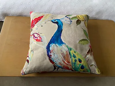 £10 • Buy Peacock/floral Multi Coloured Cushion Cover (Only Cover, No Insert)
