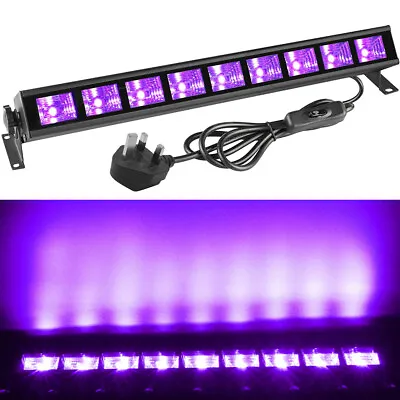 £29.63 • Buy 36W UV Black Light Tubes LED Ultraviolet Strip Disco Party Stage Light Bar Decor