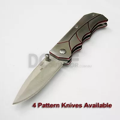 Deluxe Knife Folding Opening Pocket Knife Hunting Camping Survival Fishing • $12.49