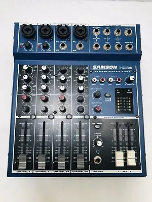 Samson MDR6 6 Channel Mixer Tested Works Power Cable Not Included • $44.99