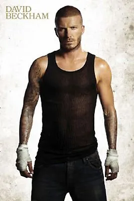 DAVID BECKHAM POSTER SOCCER VEST TANK TOP Sexy Hot Man 24 X 36  • £5.65