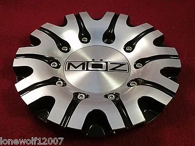 MOZ Wheels Silver/Black Custom Wheel Center Cap (1) • $75