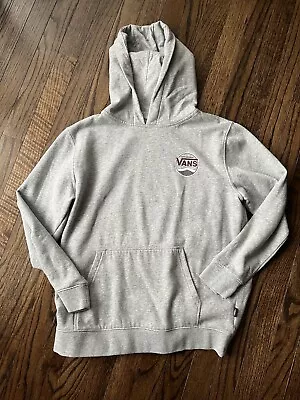 Vans Off The Wall Graphic Pullover Hoodie Sweatshirt Heather Gray Men's Small • $14.45