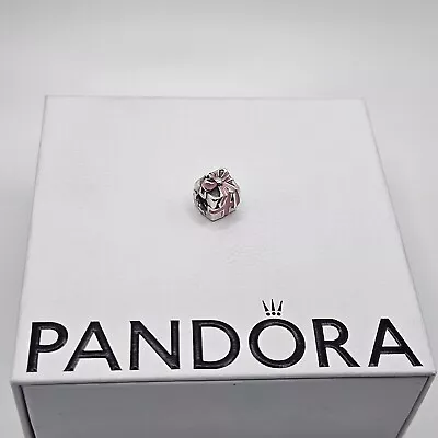 Genuine Pandora Pink Ribbon Wrapped Birthday Present Charm ALE 925 #791132EN24 • £18