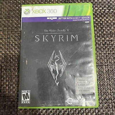 The Elder Scrolls V: Skyrim (Microsoft Xbox 360 2011) TESTED • $5.56