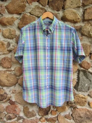 $31 • Buy Polo By Ralph Lauren Short  Sleeved Custom Fit  Check Shirt......l