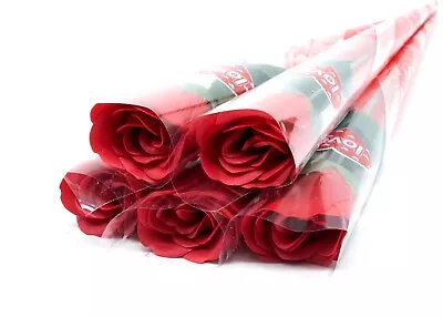 Scented Valentine Rose Flower Artificial Fake Flower Romantic Present Red Rose • £8.99