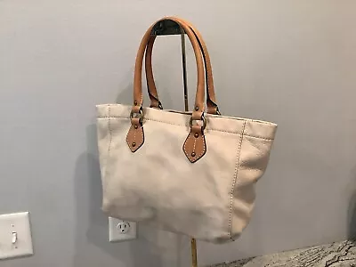 J Crew Ivory Butter Soft Leather Purse Shoulder Bag • $24.99