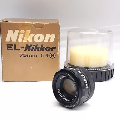 [ MINT] Nikon EL-NIKKOR 75mm F/4 Enlarging Lens For M39  From JAPAN • $99.99