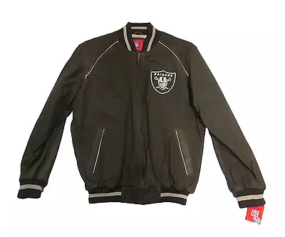 Oakland Raiders NFL G-III Men's Genuine Soft Leather Jacket • $99.98