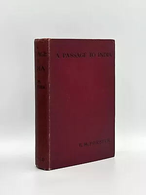 £582 • Buy E M FORSTER / A Passage To India 1st Edition 1924