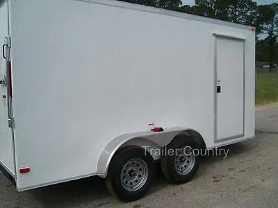 $4850 • Buy NEW 6x12 6 X 12 V-Nose Enclosed Cargo Trailer W/ Ramp - NEW 2023