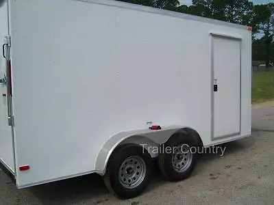 $4850 • Buy NEW 6x12 6 X 12 V-Nose Enclosed Cargo Trailer W/ Ramp - NEW 2023