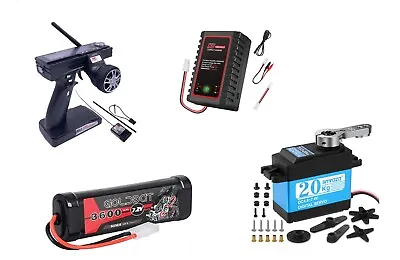 Tamiya RC Lunchbox DT-03 TT-02B WR-02 Premium Electronics Combo M05 F103 • $252.91