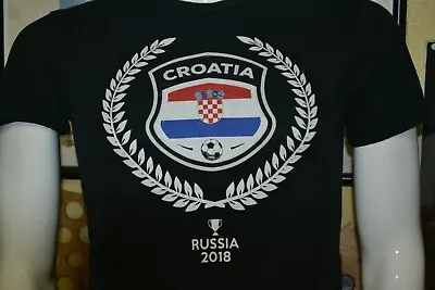 Croatia National Team Football Soccer Russia 2018 T Shirt Youth Medium Nice • $9.99