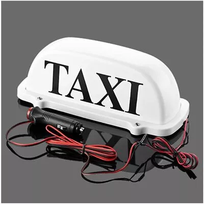 12V Taxi Cab Sign Roof Top Topper Car Magnetic Lamp LED Light Waterproof US • $25.99