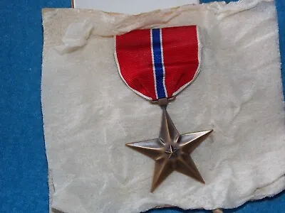 $26.95 • Buy WWII Bronze Star Medal - Slot Back Brooch - Original WW2