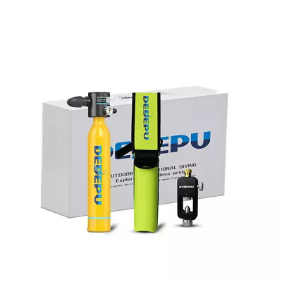 DEDEPU Mini Scuba Diving Tank 0.5L Oxygen Tank Set Underwater Diving Equipment • $119.99