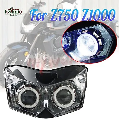 Fit For Z750 2007-2012 Z1000 2007-2009 HID Projector Demon Angel Eye Headlight • $259.32