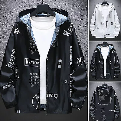 Men Jacket Zipper Anti-UV Breathable Windproof Daily Wear Coat For Daily Life  • $16.63