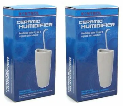 £12.50 • Buy Kontrol Radiator Hanging Ceramic Humidifier Moisture Dry Air - Pack Of 2