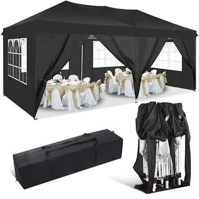 Canopy 10x20 Pop Up Tent Commercial Vendor Gazebo Instant Shelter Camping Tent • $178.99