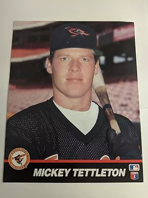 Mickey Tettleton Baltimore Orioles 8x10 Photo Card Poster MLB Licensed Blank Bck • $9.99