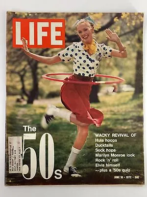VTG Life Magazine June 16 1972 Marilyn Monroe Look And Elvis Presley • $11.95
