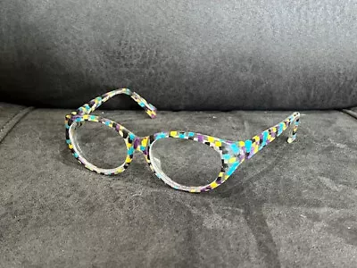 Alain Mikli Eyeglasses Purple Blue Yellow Clear AL 1236 B08N • $39.99