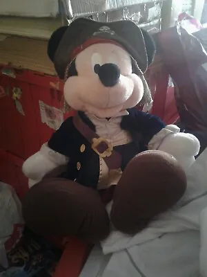 £12 • Buy Mickey Mouse As Jack Sparrow With Compass Large Plush Soft Toy 12 INCH Plus