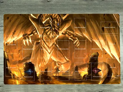 YuGiOh Custom Playmat The Winged Dragon Of Ra TCG CCG Mat Trading Card Game Mat • $30.74