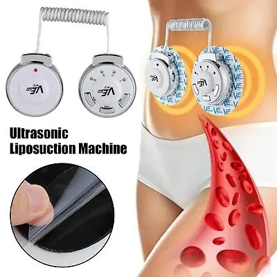 Ultrasonic Liposuction Machine Portable Lymphatic Drainage Massage Anti-Pain • £15.14