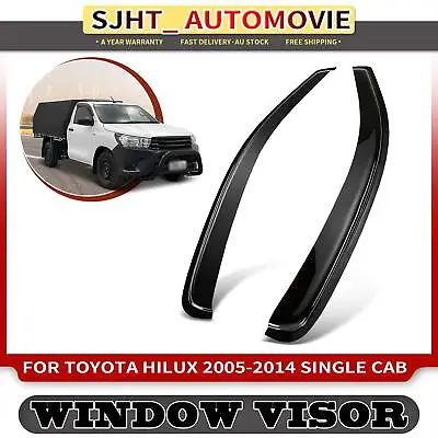 $37.69 • Buy 2x Brand New Weather Shields Window Visors For Toyota Hilux Single Cab 2005-2014