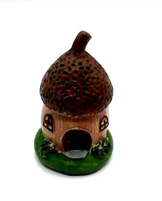 Fairy Mushrooms Little Acorn House Garden Miniatures Enchanted Terrarium • $14.99