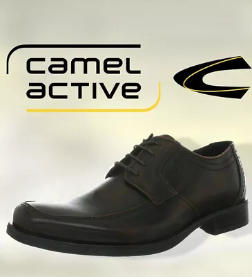 Camel Active Shoes Mens Rare Design Osaka / Harrier  Brown Leather 10 UK  £140 • £69.99