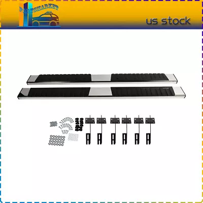 6  Side Steps Running Boards Nerf Bars Silver For 1999-2016 Ford F-250 Crew Cab • $120