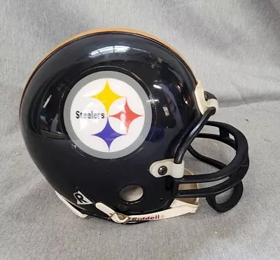 Vintage 1995 Pittsburgh Steelers Riddell NFL Football Mini Helmet • $12