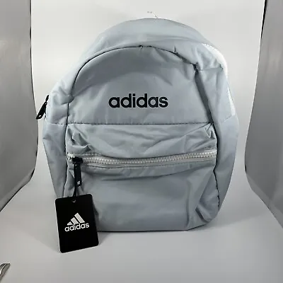 $22.97 • Buy New Adidas Linear II Mini Backpack Travel Pouch Bag Halo Blue/Crew Navy W/Tags