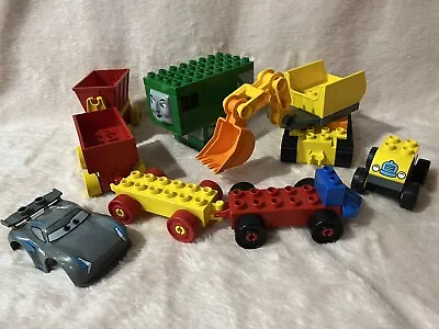 Lego Duplo Thomas Tank Cranky Crane Digger Train Pieces Lot • $40