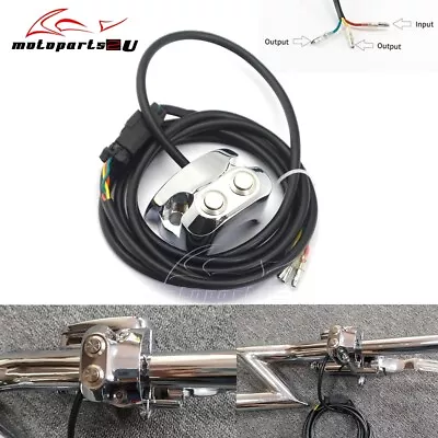 $42.31 • Buy Chrome 1  Handlebar Switch Air Suspension Control For Harley Dyna VRod Sportster
