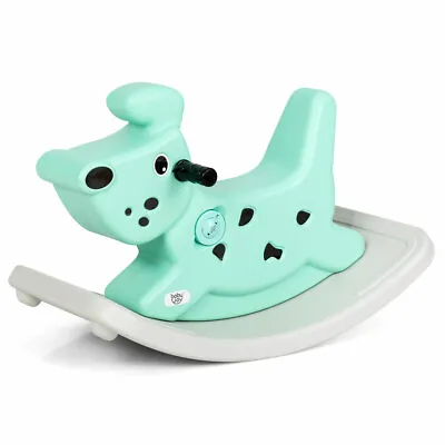 Animal Baby Rocking Horse Kids Ride-on Toy Seat Rocker W/ Music And Handle Grip • £34.95