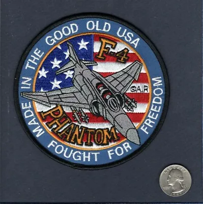 F-4 F-4B F-4G F-4C F-4D PHANTOM USAF ANG US NAVY USMC RAF GAF Squadron Patch FFF • $10.99